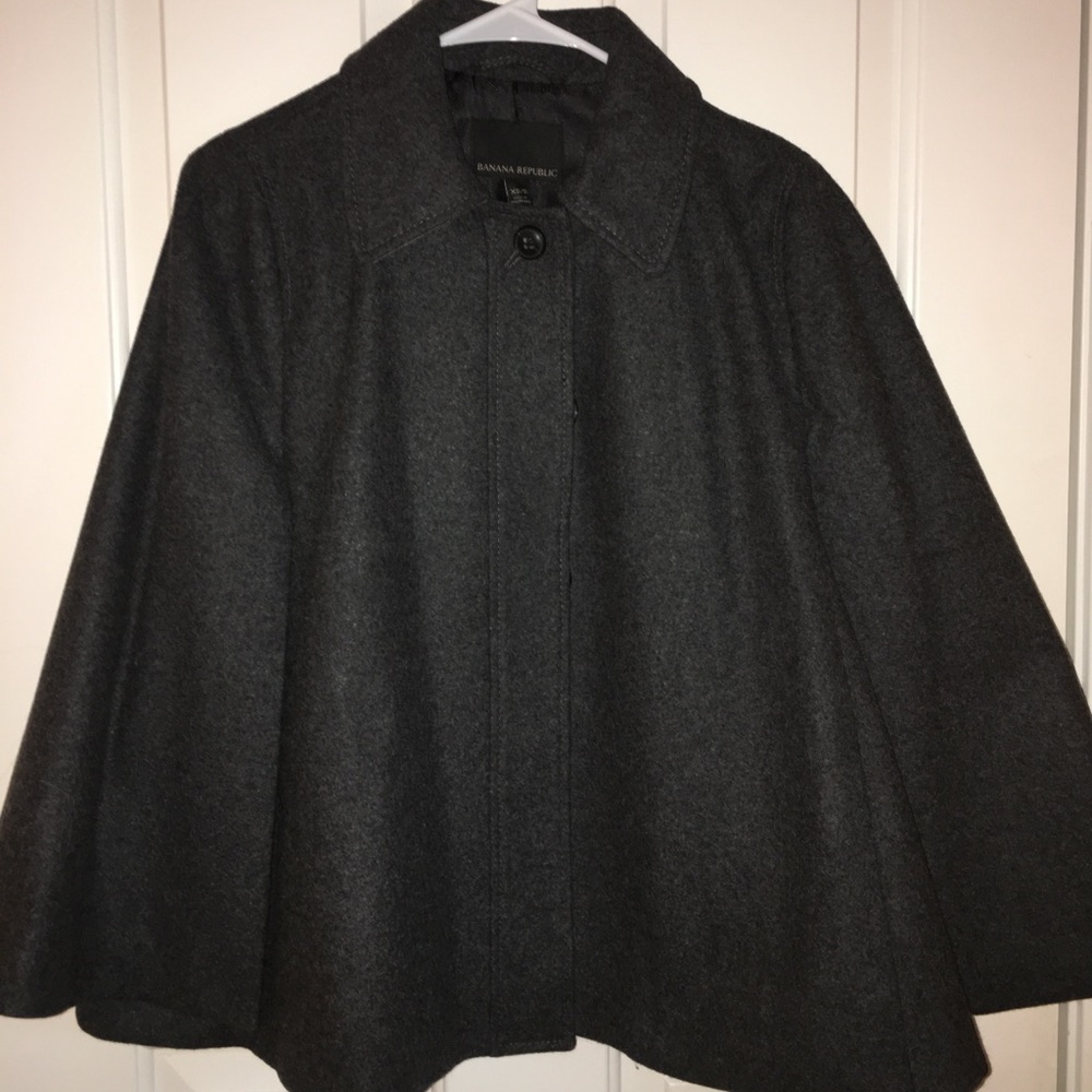BANANA REPUBLIC Wool Cape (New)